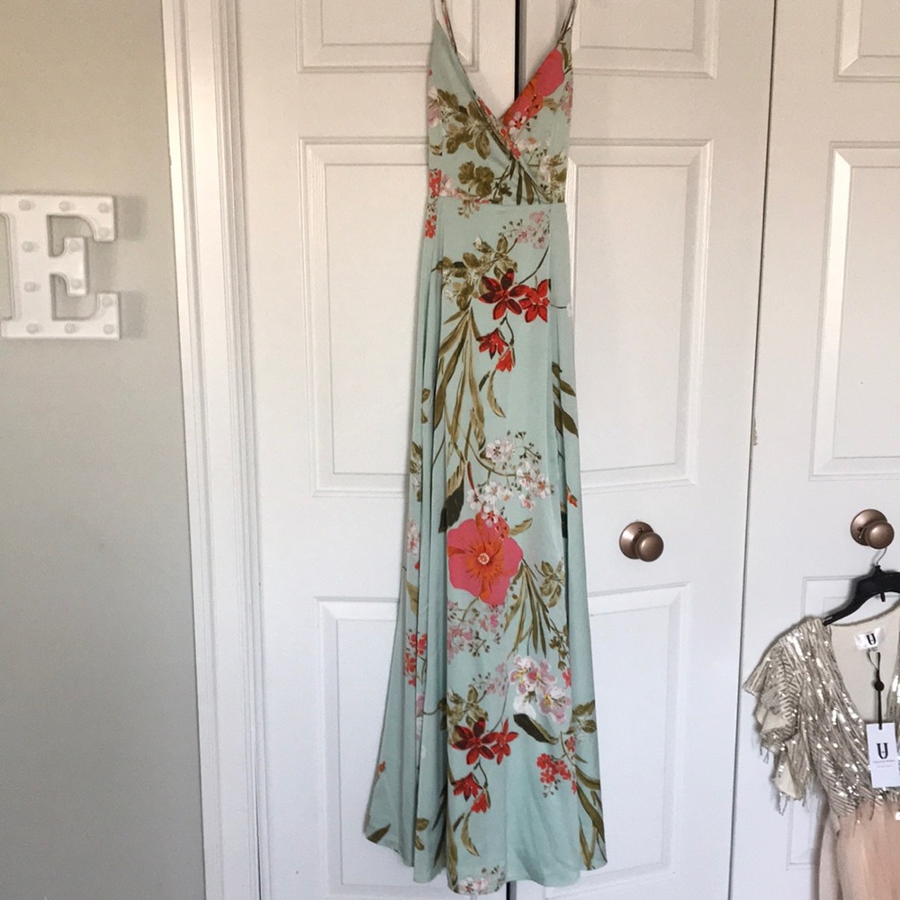 Lulu’s floral maxi dress